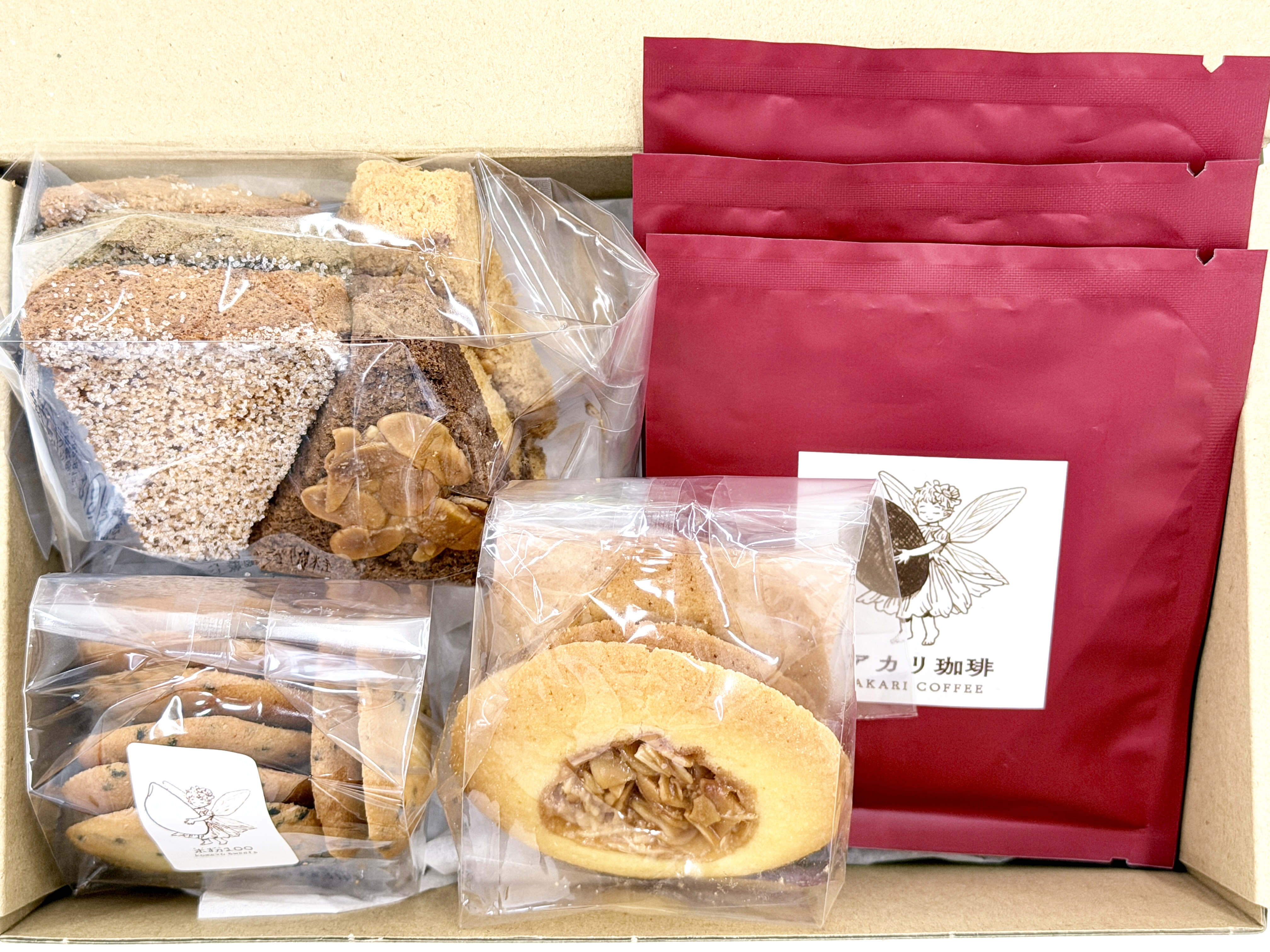 コーヒーと焼き菓子アソート 1,600円セット